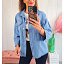 Sobrecamisa Azul Tachas